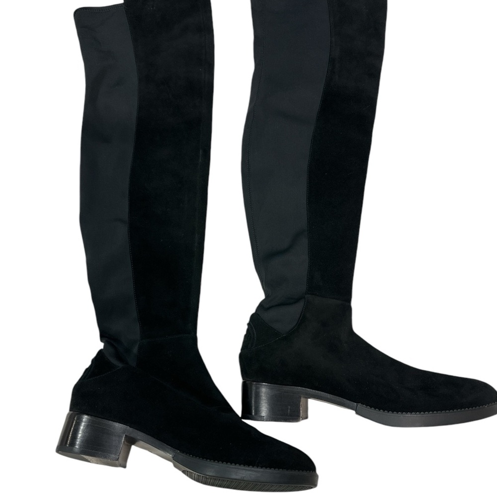 Tory Burch Caitlin Leather Suede
Neoprene Stretch Over the Knee OTK Boot